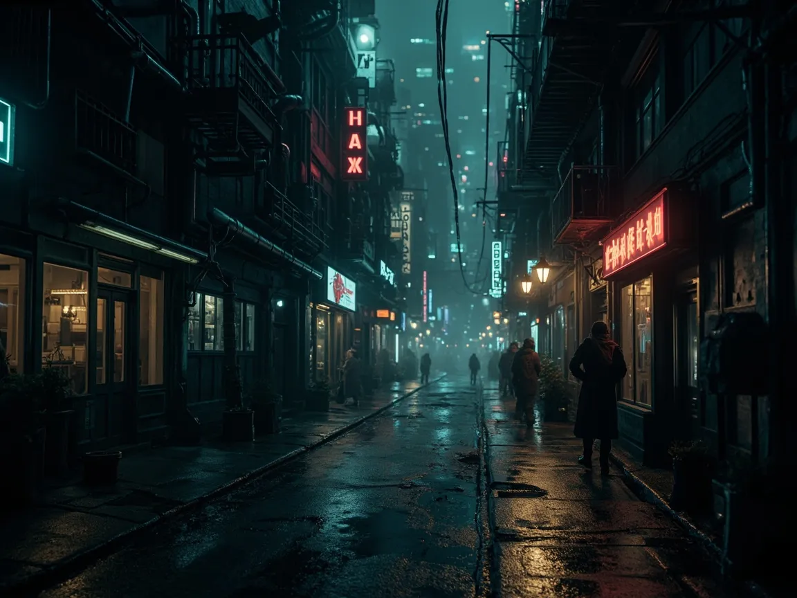 Night without end — the city's perpetual darkness is its most unsettling quality
